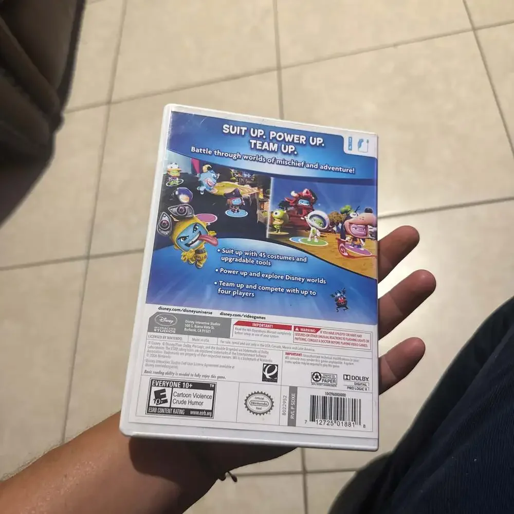 Disney Universe Nintendo Wii Game, CIB, Family Adventure - Tested
